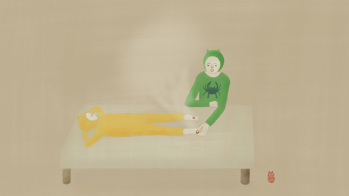 子どもの入眠困難へのお灸